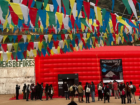 Portable cinema technology makes film screenings possible in remote mountain locations