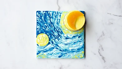 Van Goghs Starry Night Dessert at Nava. Photo Credit Nava