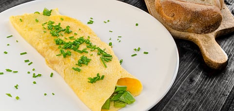 A shot of delicious Omelette