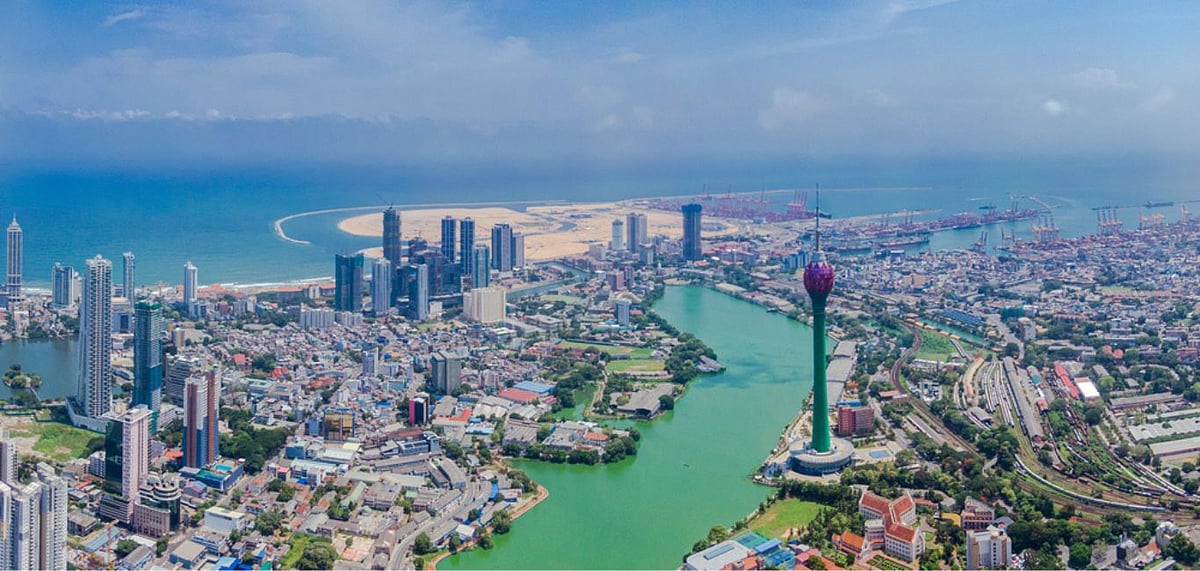 An aerial shot of Colombo. Photo Credits Shutterstock 