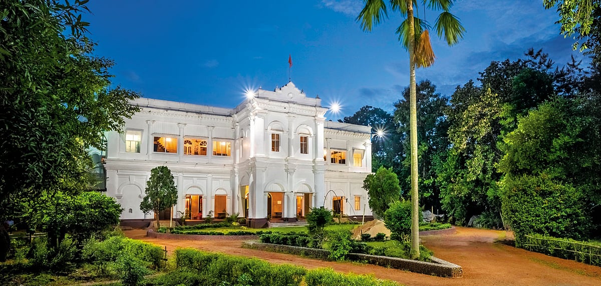 The Belgadia Palace at night