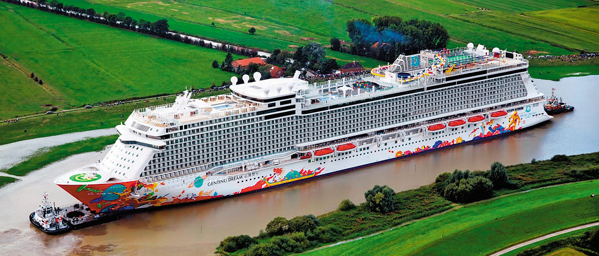 Maharashtra Maiden Voyage of Genting Dream Cruise Liner from Mumbai