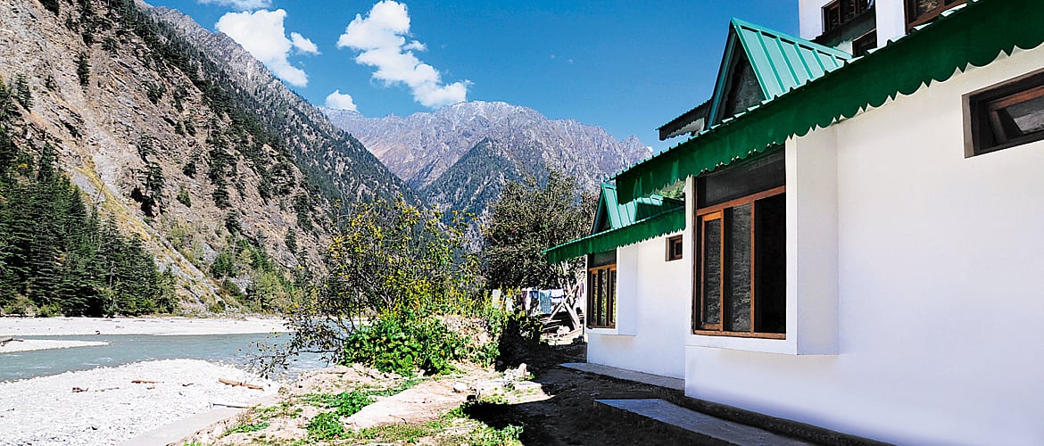 The high-altitude valley of Nelong borders Tibet