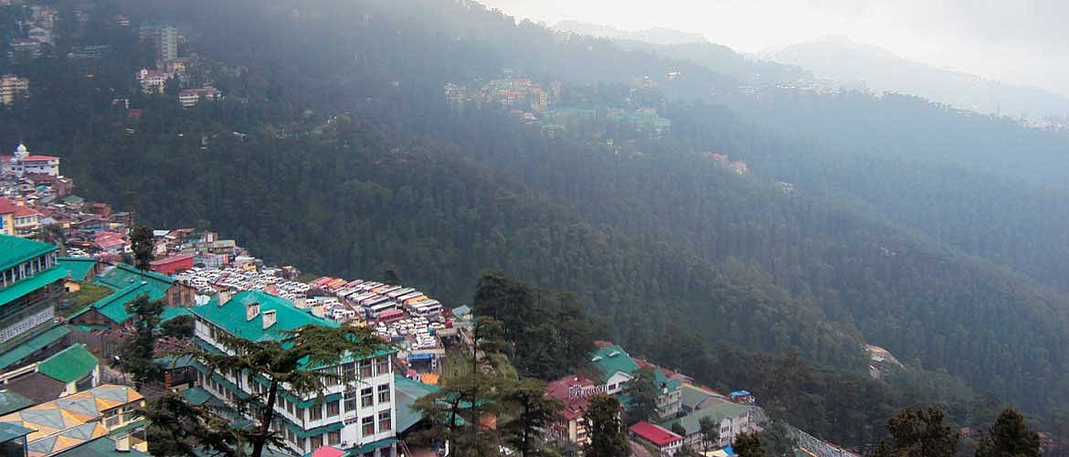 A bird eye view of Shimla 