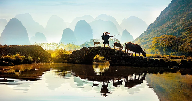 Captivating scenery in Guilin China - Shutterstock