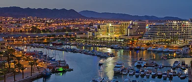 A view of Eilat, a resort town in Israel