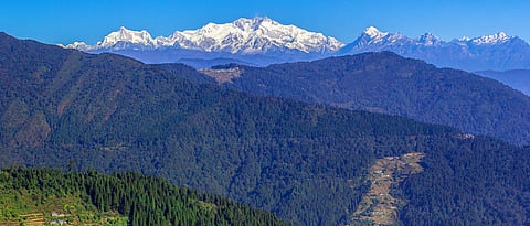 Mt Kanchenjunga, as seen from Sandakphu