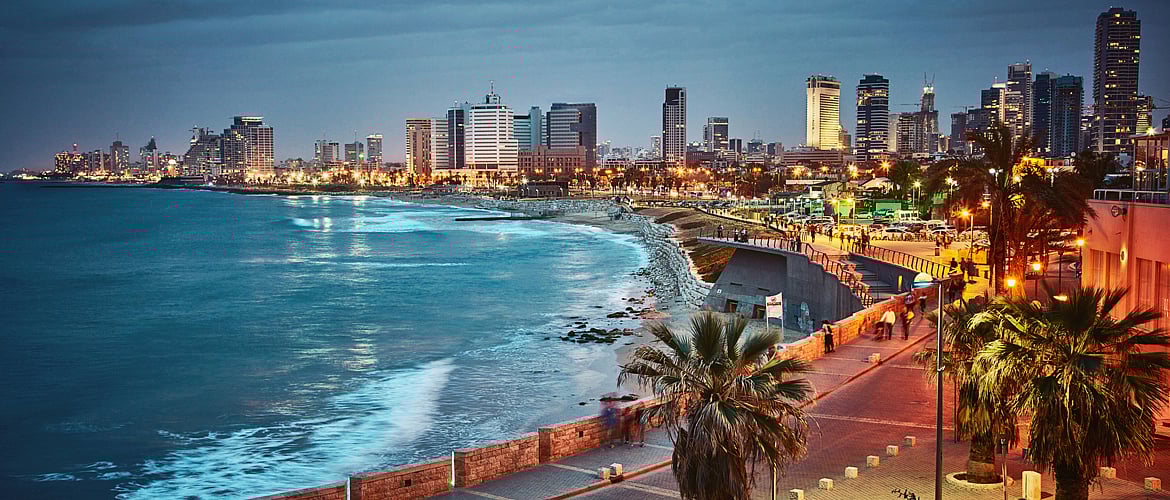 The city as seen from Jaffa