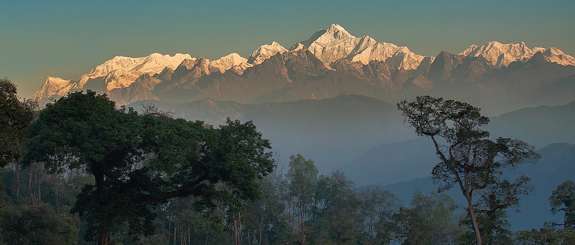 A splendid view of Mount Kanchenjunga