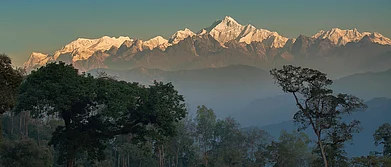 A splendid view of Mount Kanchenjunga