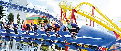 Arctic Blast, one of the parks thrilling rides