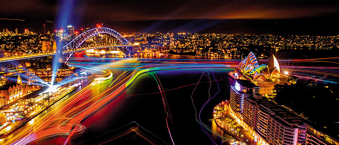 A pan optic glimpse of Sydney in celebration mode 