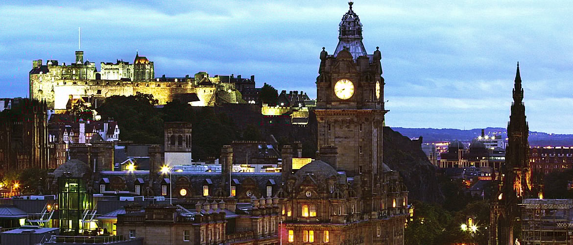 A view of Edinburgh from Carlton Hill
