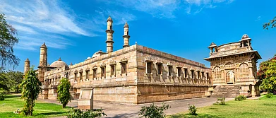 The Jami Masjid is a popular tourist at the Champaner-Pavagadh Archaeological Park