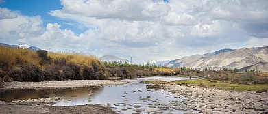 The majestic Indus flows by Leh, and runs a course through the rest of Ladakh