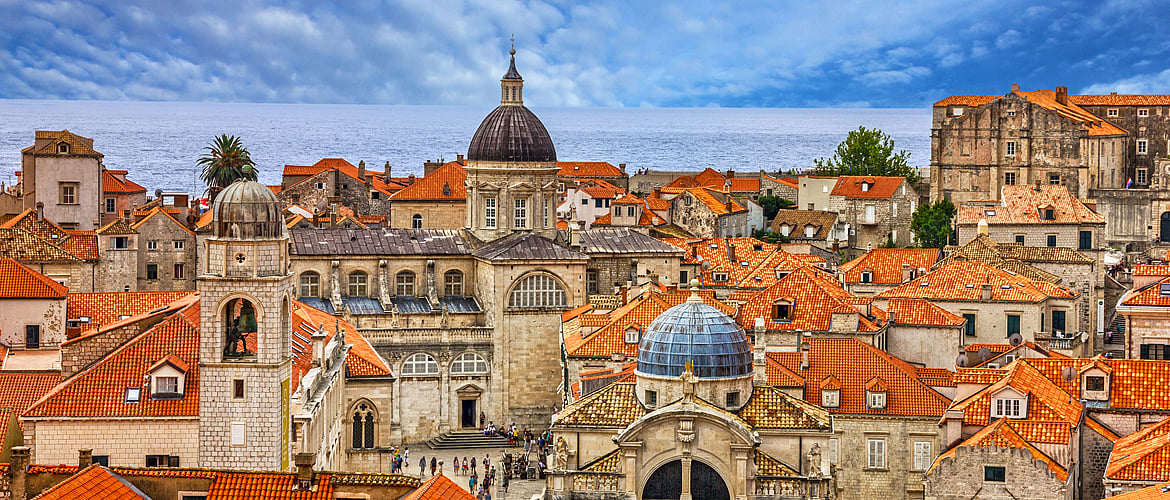 The scintillating architecture from the old city of Dubrovnik 