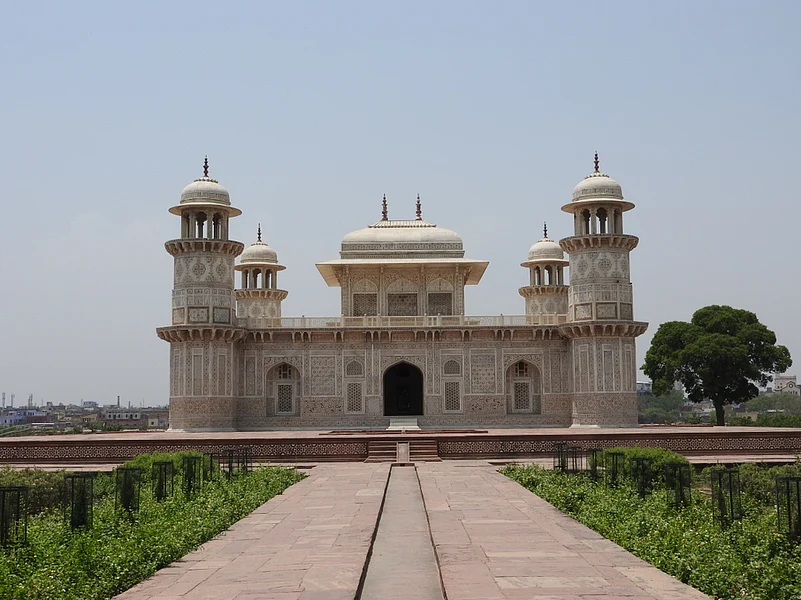The tomb of Itimad-ud-Daula, Agra, commissioned by Mughal empress Nur Jahan.