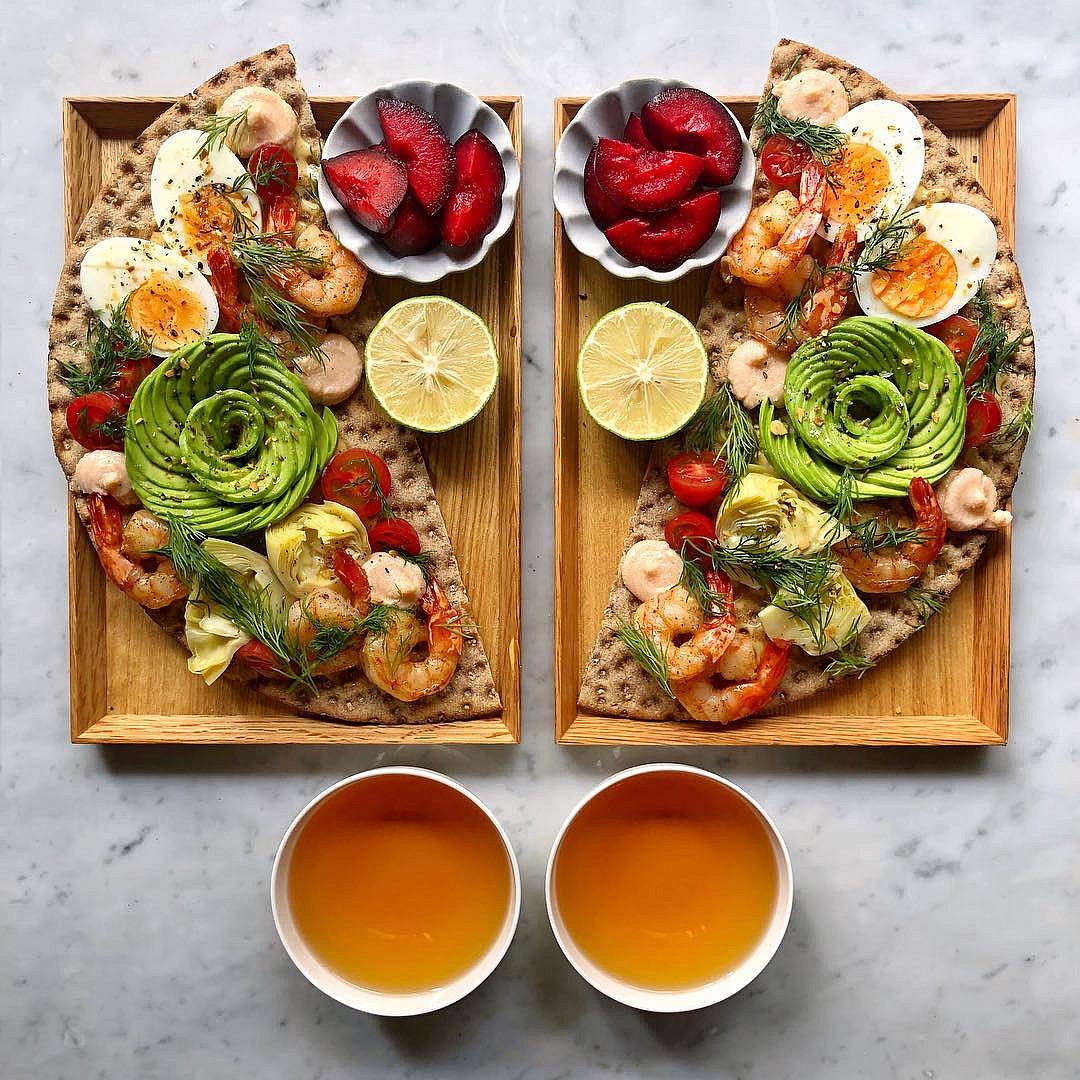 Michael Zee (@symmetrybreakfast) presents one of the dishes he has had on his Instagram feed