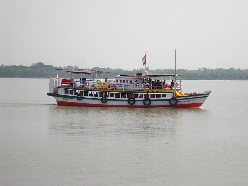 Sanjoy Ganguly : Indian Ferry Boat on the Ichhamati  
