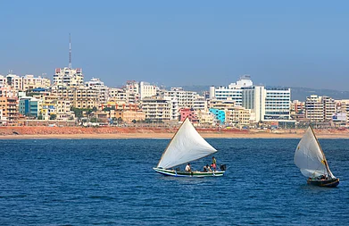 Credit www.shutterstock. com / SNEHIT PHOTO : Vizag, a picturesque city with beaches and hills, is an ideal place for a vacation