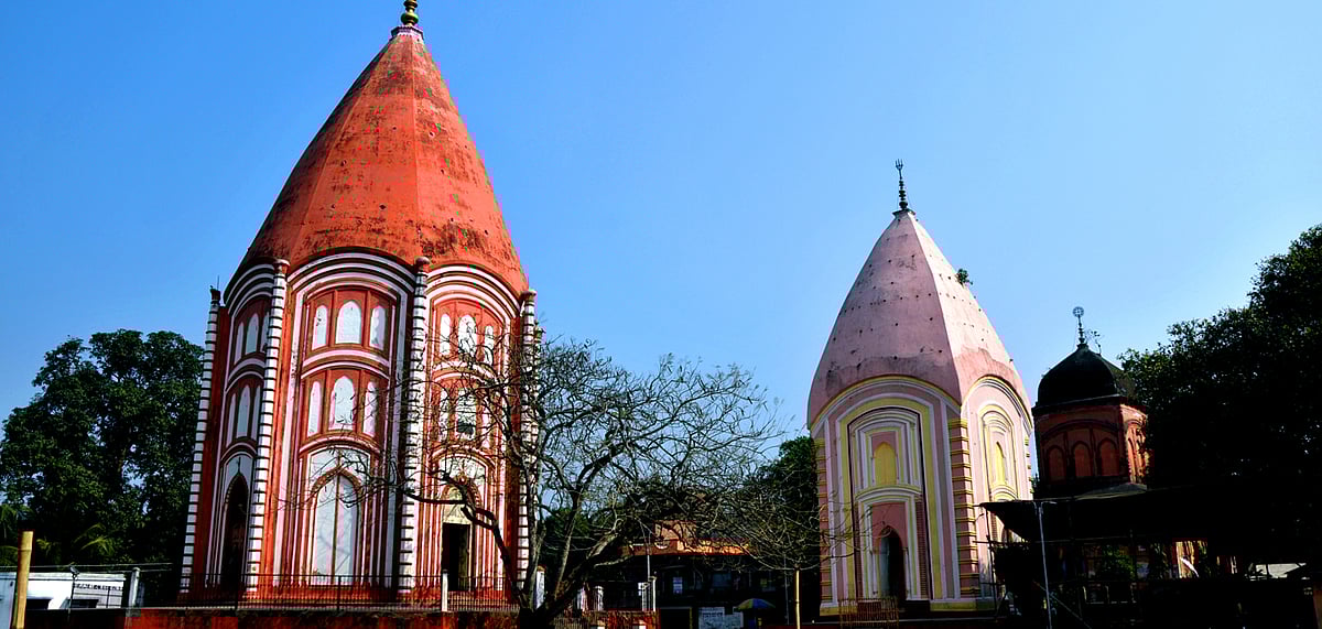 The three temles built by Maharaj Krishnachandra of Nadia