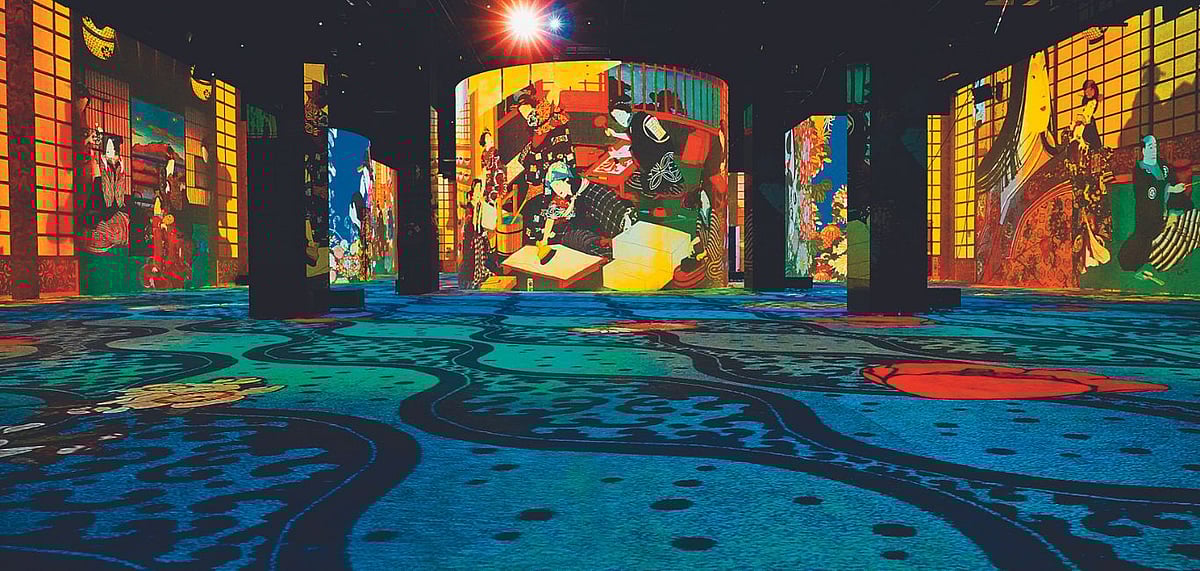 Technology and art come together at Infinity Des Lumieres