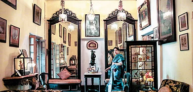 Thakur Bari complex in Pathuriaghata, north Kolkata