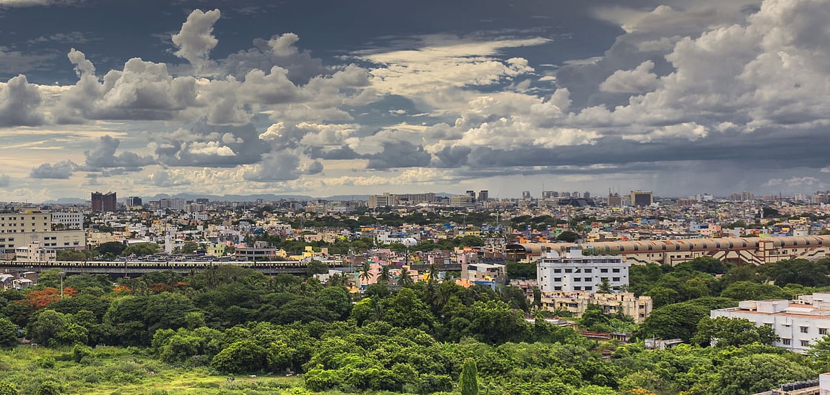 A panoramic view of Chennai