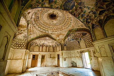 Rana Safvi : The Shahi Hamam was built for Shah Jahans wife, Begum Mumtaz Mahal in the Shahi Qila Palace in Burhanpur