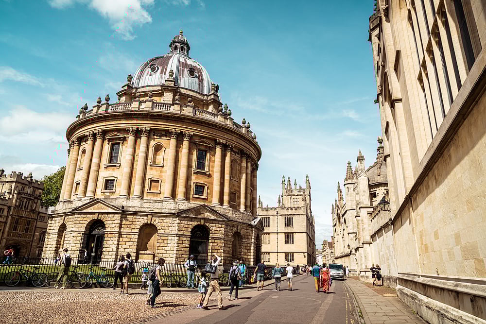 The Bodleian Library in Oxford University                          gowithstock/Shutterstock