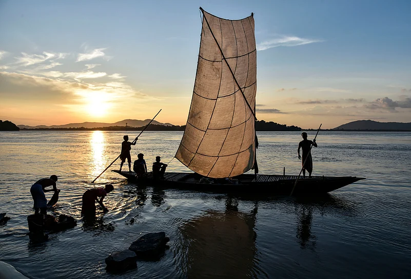 Fishermen on the Brahmaputra