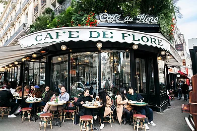 The famous Cafe de Flore in Paris Photo credit Irina Kzan