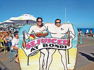 Jason and Ambika Rebello on their Australian adventure