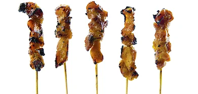 The grilled goodness of chicken satay