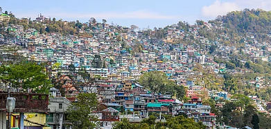 Cityscape of Kalimpong, India