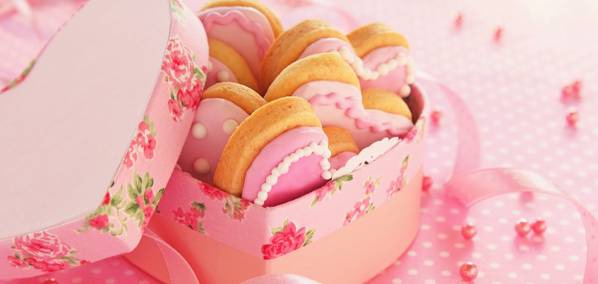 Gift a Box of  Technicolour Cookies This Valentines Day