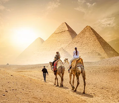The pyramids of Egypt