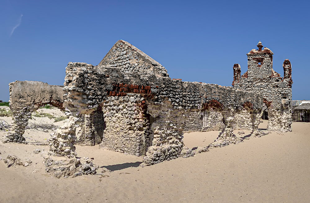 The remains of an ancient church 