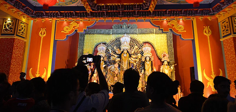 Durga Puja in Kolkata draws huge crowds every year
