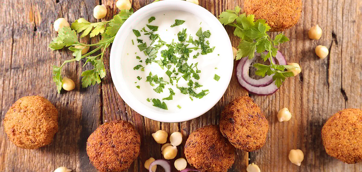 Falafal is a common fast food in Palestine