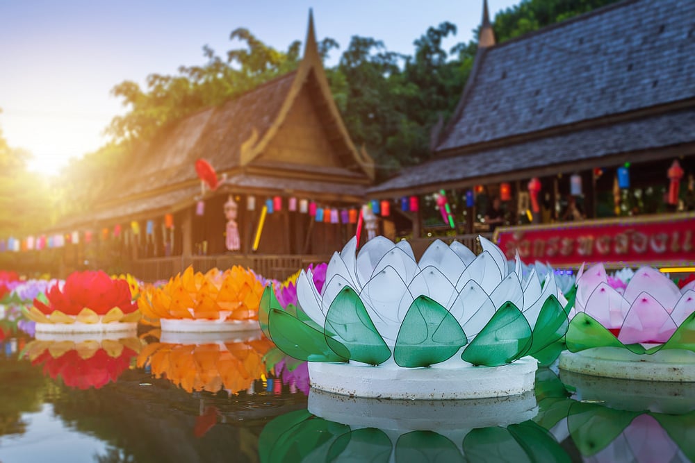 Loy Krathong The Floating Basket Festival Of Thailand