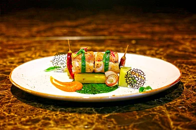 #FestiveRecipes Fish with Piquant Mango Paired With a Special Kinda Gujia