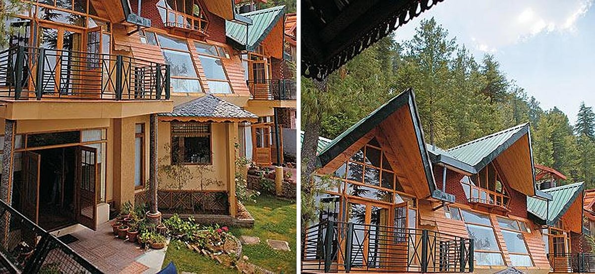 The three-storied Forest Hill Villa