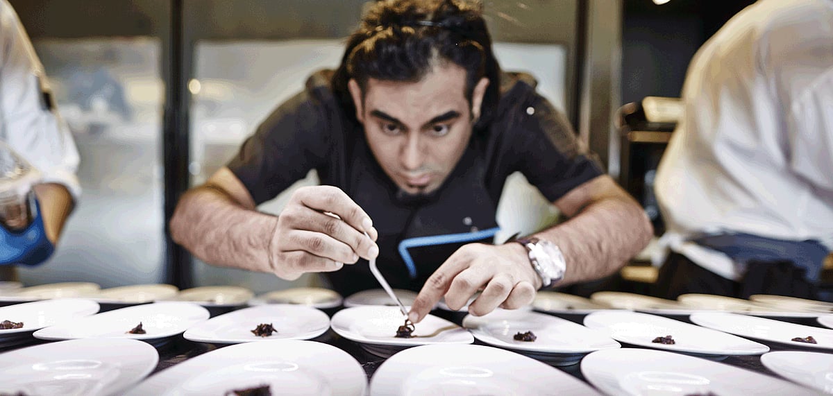 Chef Gaggan Anand in his elements