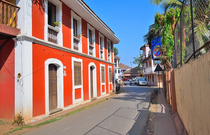 The charm of old Portuguese buildings in Panjim