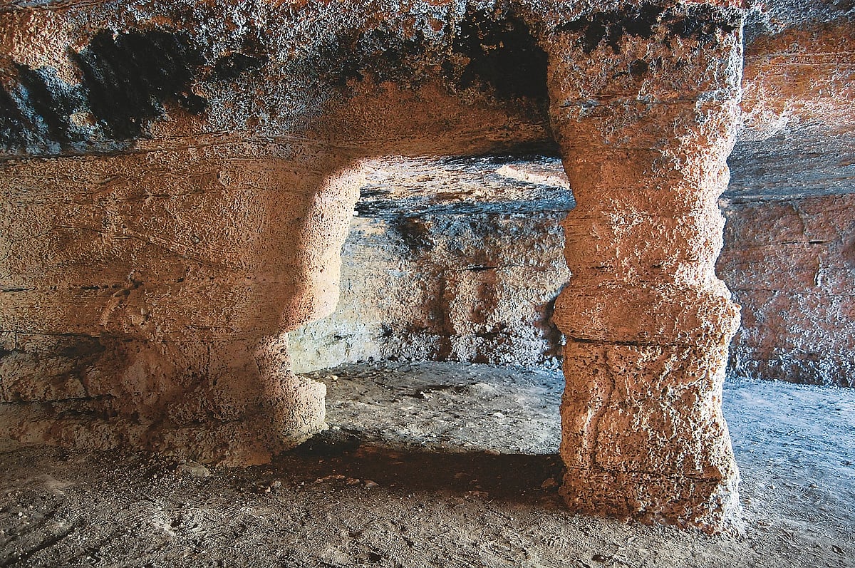 Khambalida Caves date back to the 4th or 5th century CE