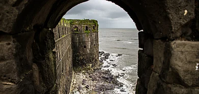 A view of the Arabian Sea from Janjira