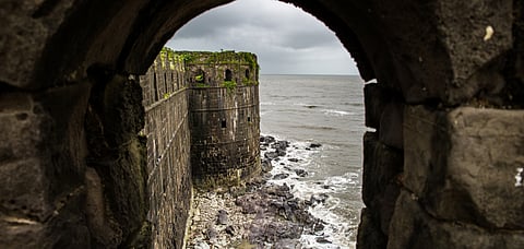 A view of the Arabian Sea from Janjira