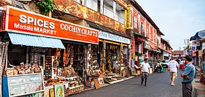 Souvenir & spice shops in Fort Kochi, Photo Credit Saiko3p/Shutterstock