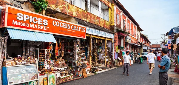 Souvenir & spice shops in Fort Kochi, Photo Credit Saiko3p/Shutterstock
